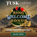 Play in Rands at Tusk Casino